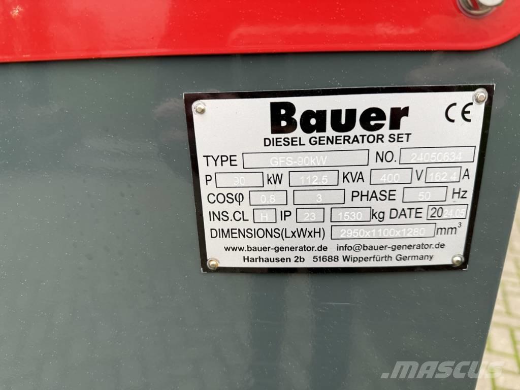 Bauer 124 KVA Agregaty prądotwórcze Diesla