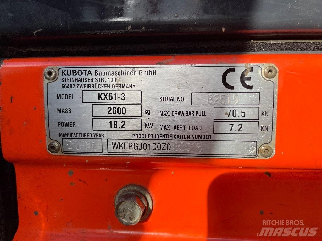 Kubota KX 61-3 Minikoparki