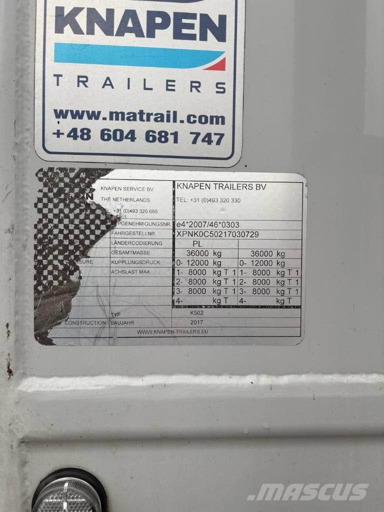 Knapen K 502 Naczepy do transportu zrębki