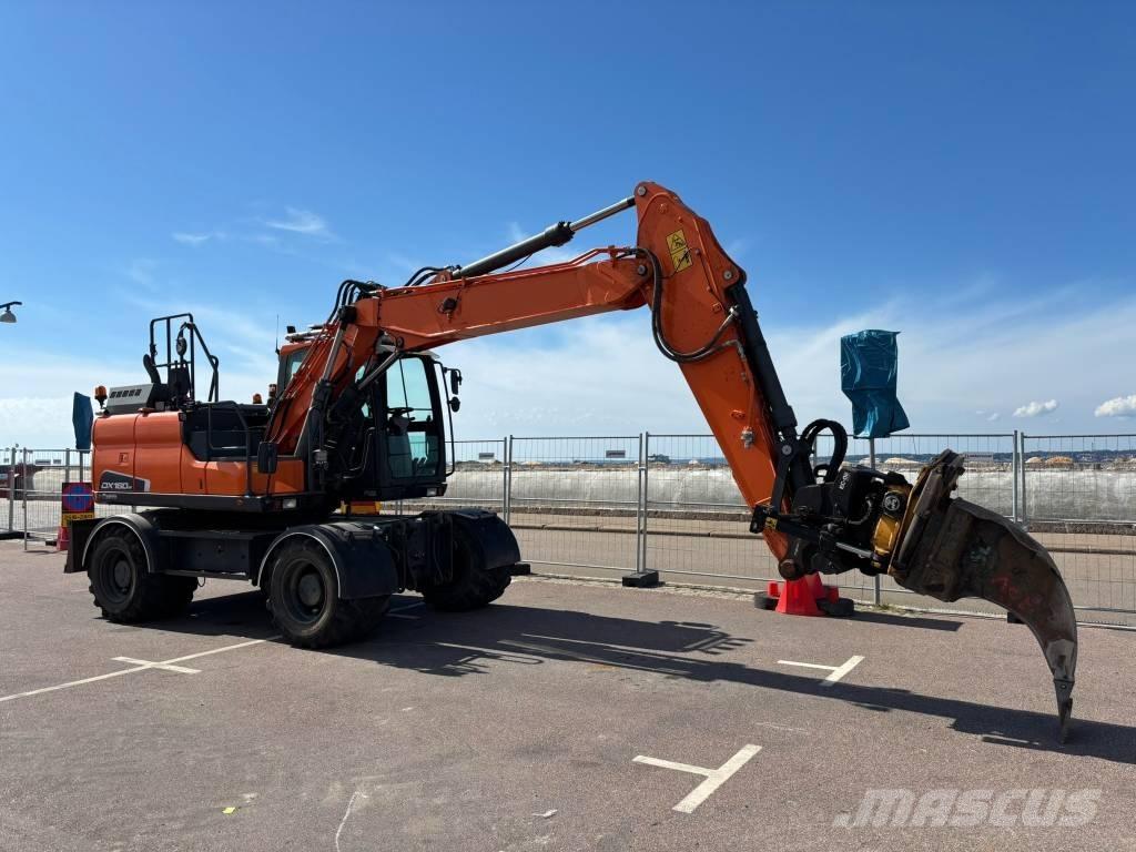 Doosan DX 160 W Koparki kołowe