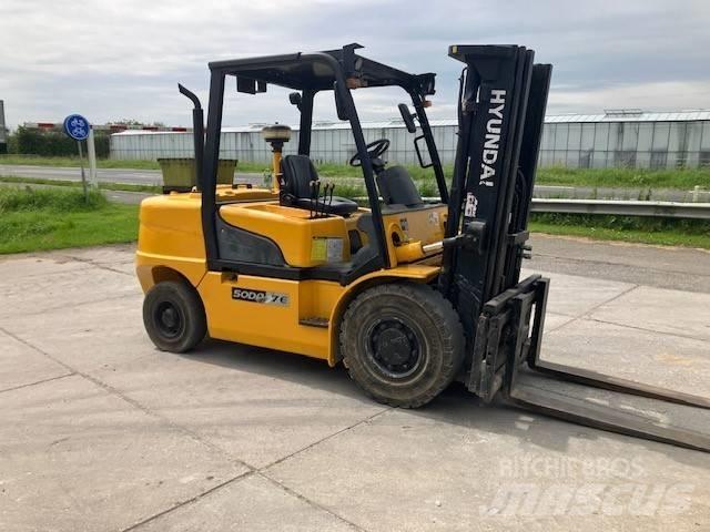 Hyundai 50 DA-7 E Wózki Diesla