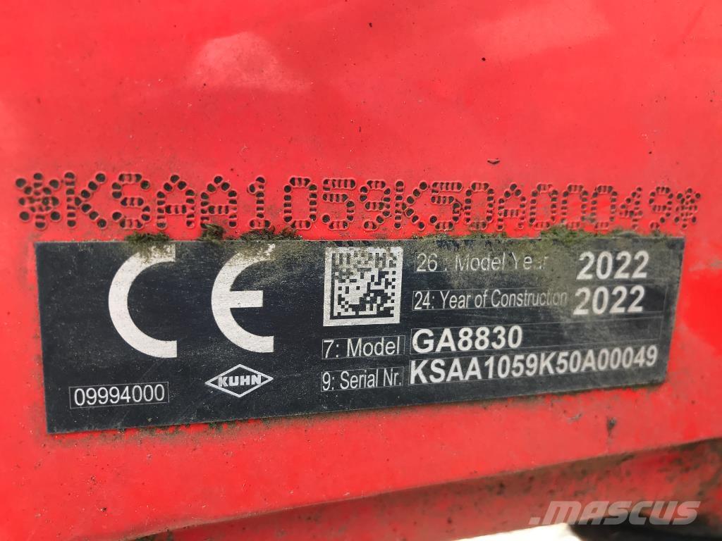 Kuhn GA 8830 Ciągnikowe żniwiarki pokosowe