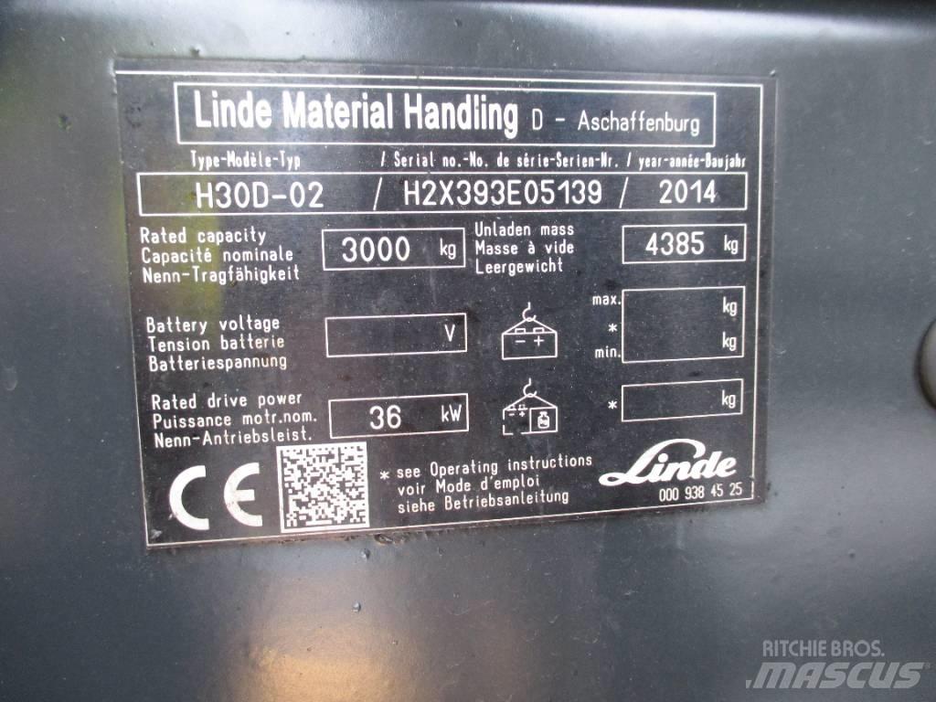 Linde H30D Wózki Diesla