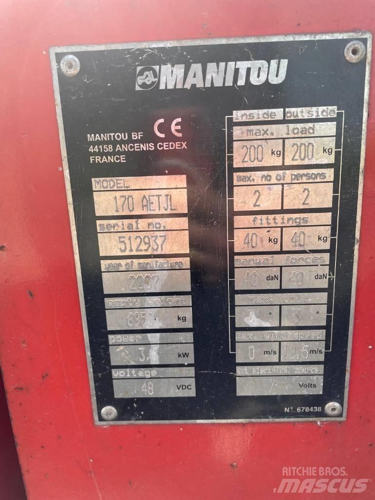 Manitou 170 AETJL Podnośniki przegubowe