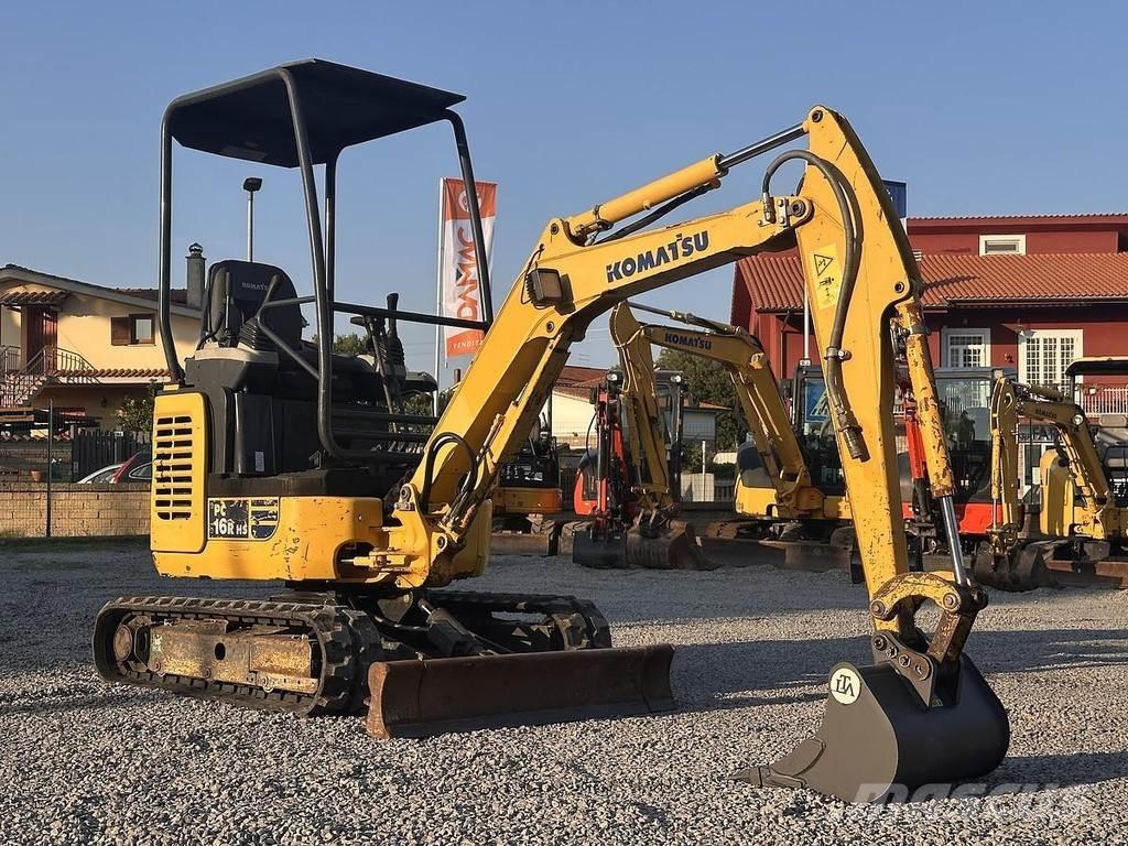 Komatsu PC16R-3HS Minikoparki