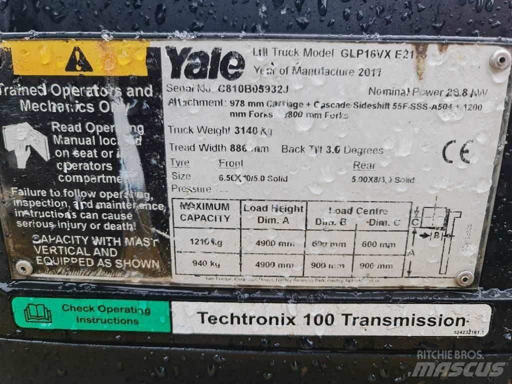 Yale GLP16VX Wózki LPG