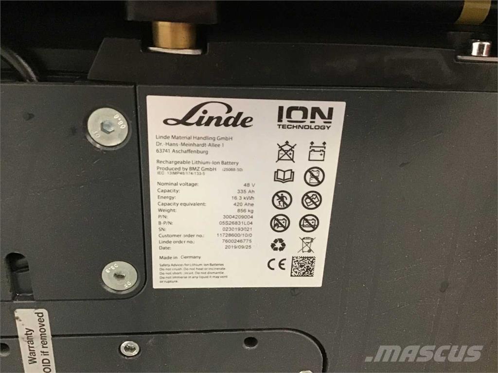 Linde E16 ION Wózki elektryczne