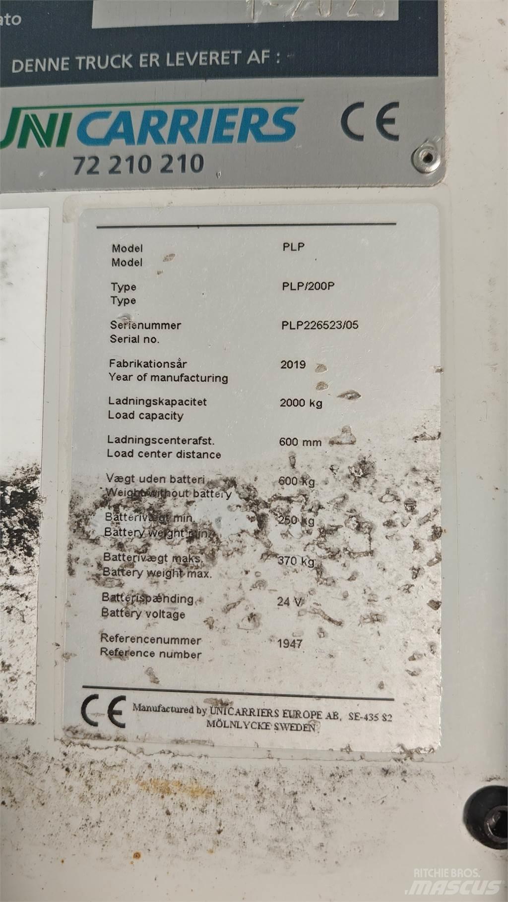Atlet PLP200 Wózki widłowe inne