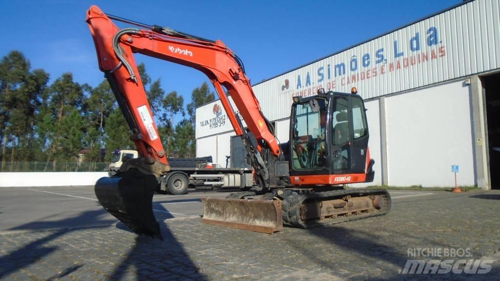 Kubota KX 080-4 Midikoparki  7t - 12t