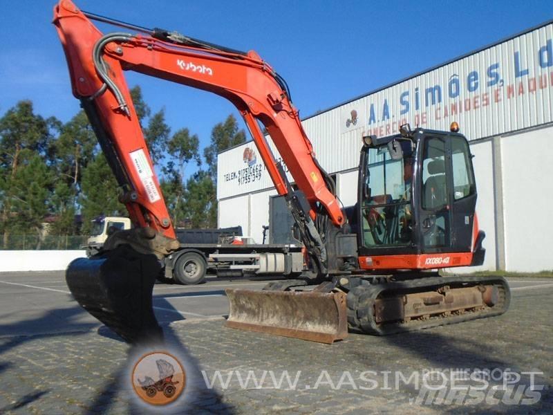 Kubota KX 080-4 Midikoparki  7t - 12t