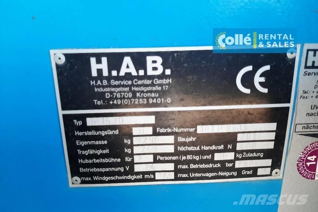 HAB TR16JD | 2014 Podnośniki teleskopowe