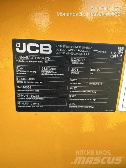 JCB 409 Ładowarki kołowe