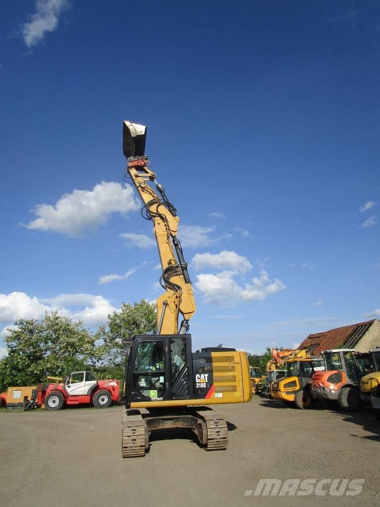 CAT 318 E L   320 322 Koparki gąsienicowe