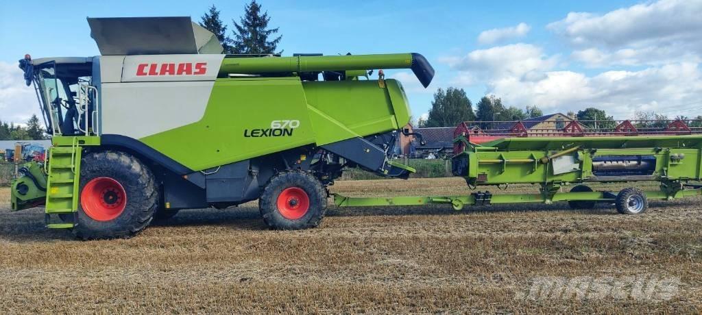 CLAAS Lexion 670 Kombajny zbożowe