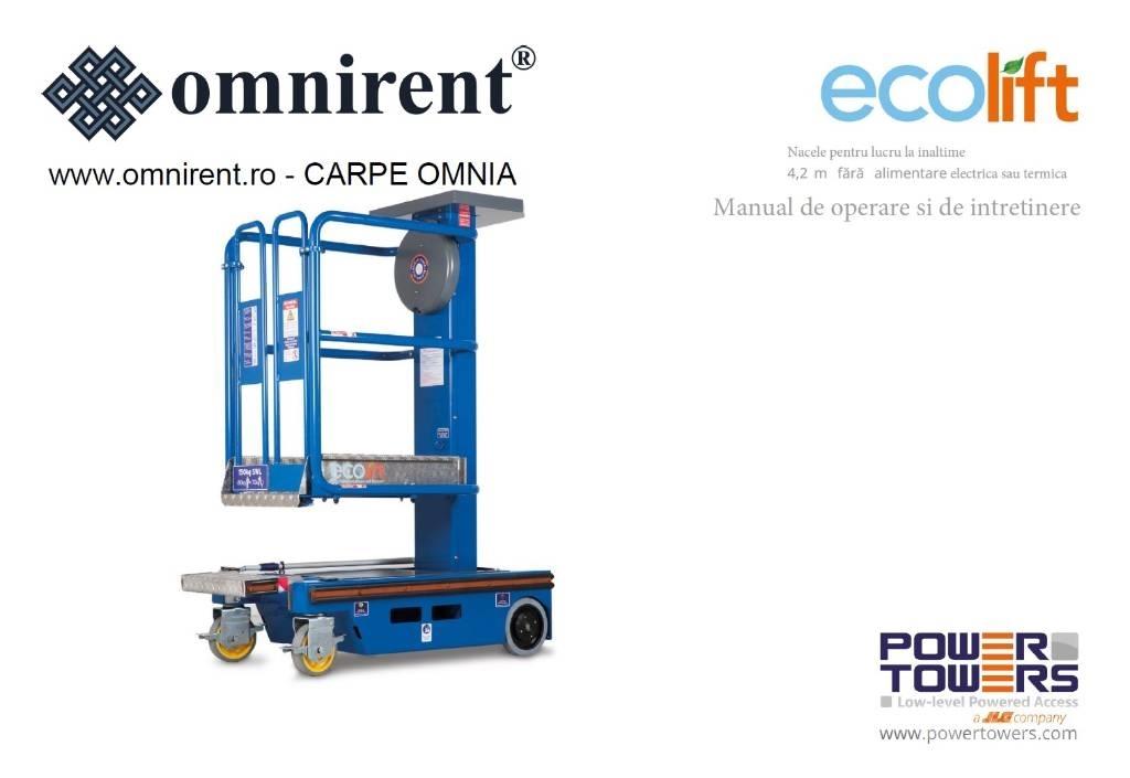 JLG Ecolift Podnośniki z masztem pionowym