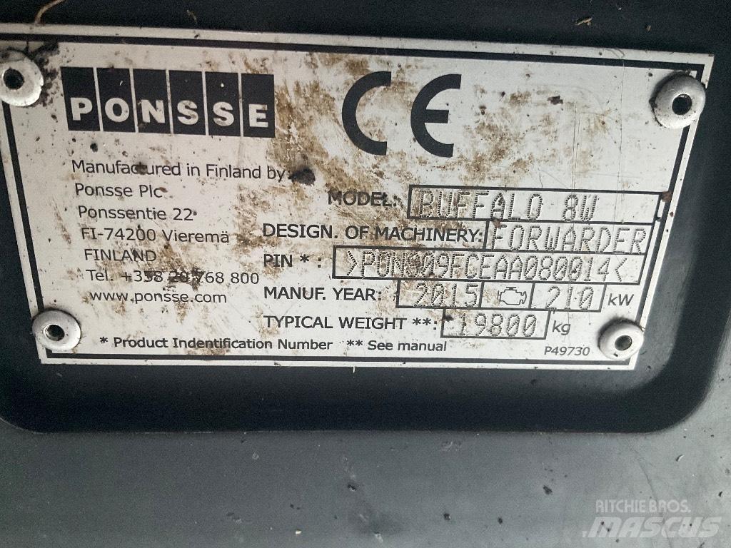 Ponsse BUFFALO 8W Forwardery