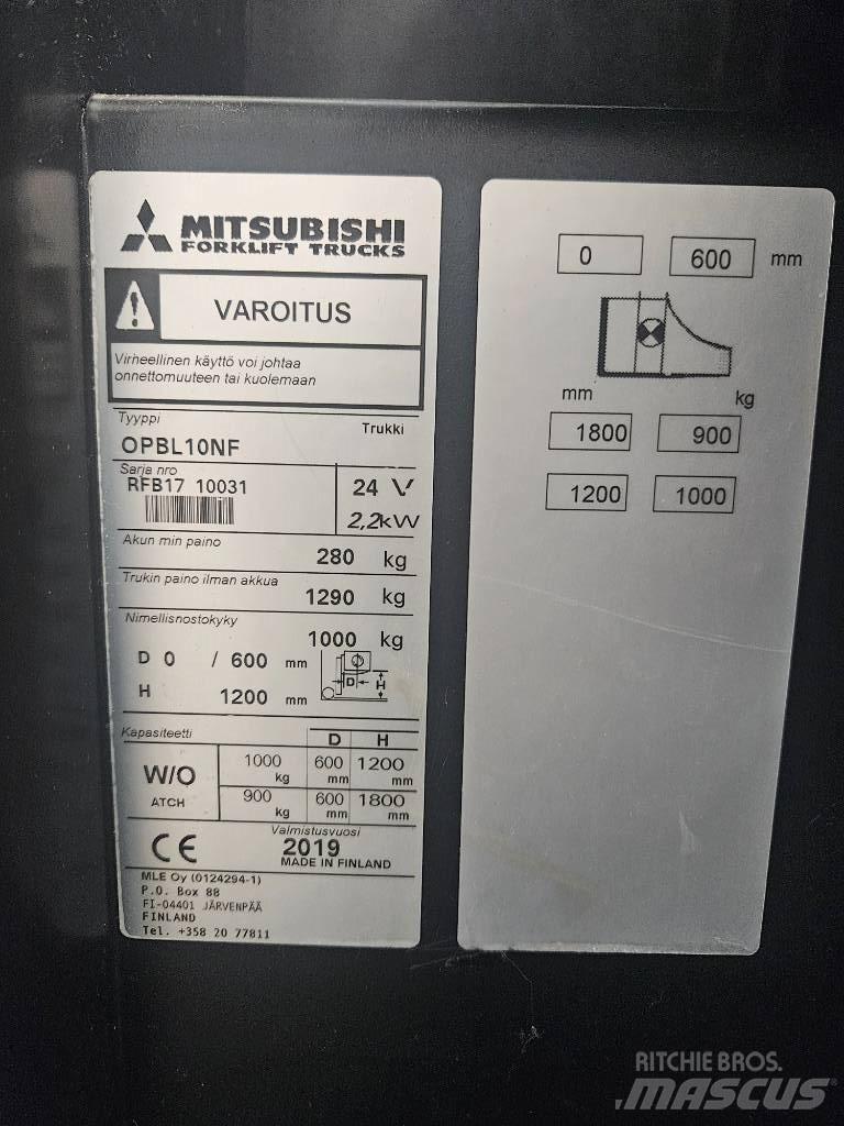 Mitsubishi OPBL10NF Wózki wózki kompletacyjne średnio wysoko unoszące
