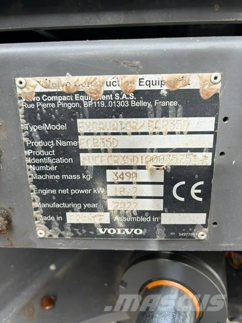 Volvo EC 35 C Minikoparki