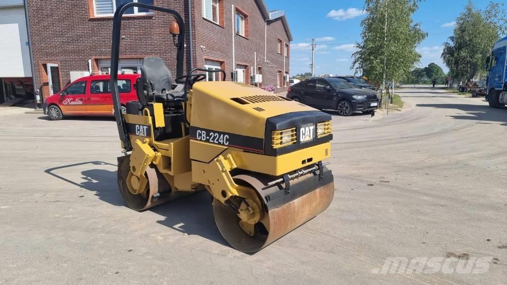 CAT CB 224 C Walce dwubębnowe