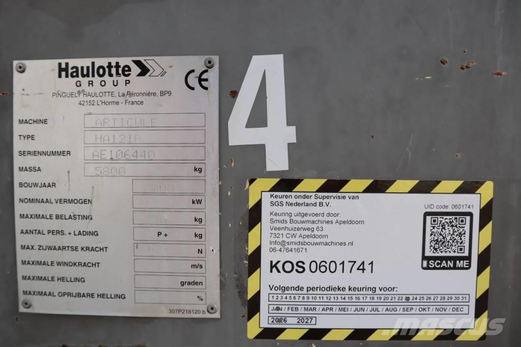 Haulotte HA12IP 2WD Podnośniki przegubowe