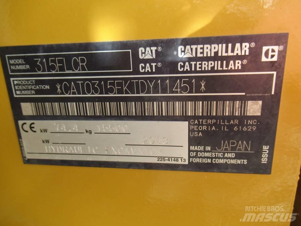 CAT 315F LCR Koparki gąsienicowe