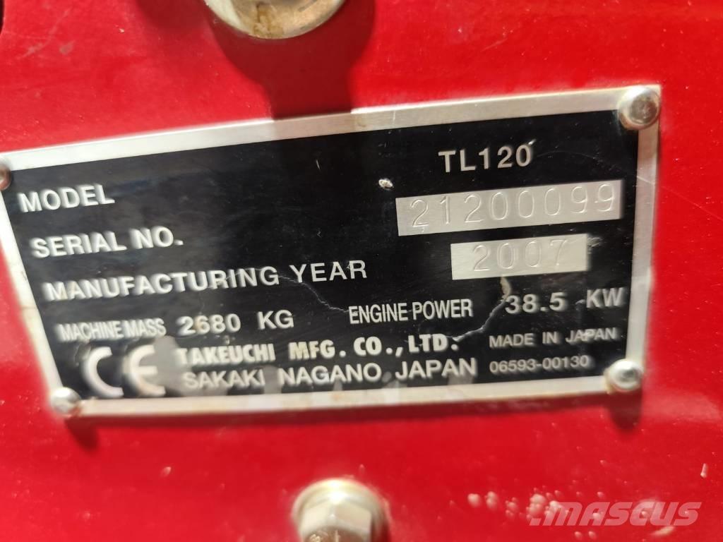 Takeuchi TL120 Ładowarki burtowe