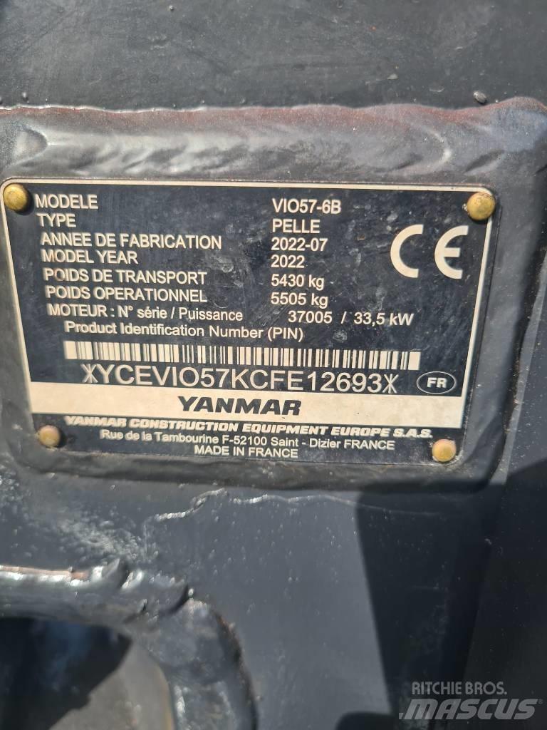 Yanmar Vio 57-6B Minikoparki