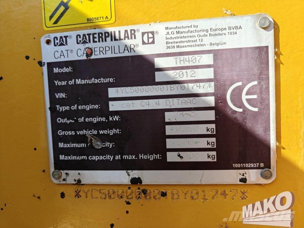 CAT TH 407 Ładowarki teleskopowe