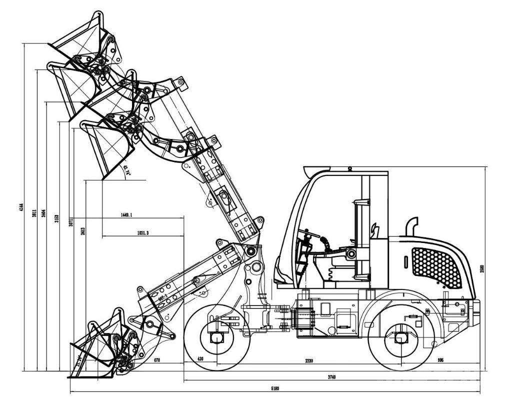  Manitech  MTech 4,5T Teleskopowe ładowarki kołowe