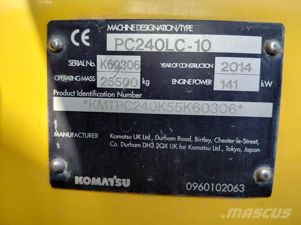 Komatsu PC 240 LC-10 Koparki gąsienicowe