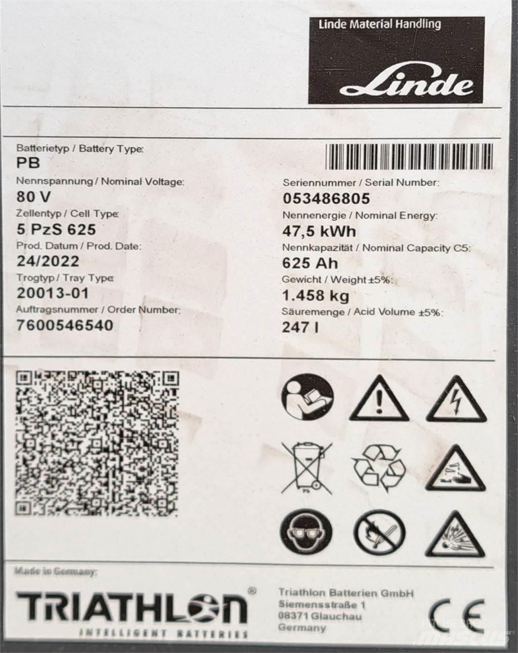 Linde E35L Wózki elektryczne