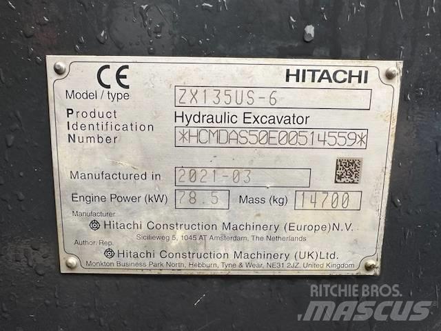Hitachi ZX 135 US-6 Koparki gąsienicowe