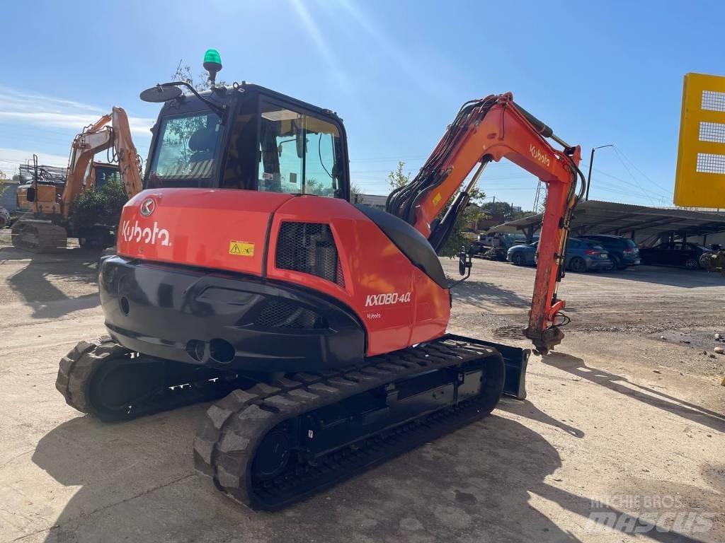 Kubota KX 080-4 Midikoparki  7t - 12t