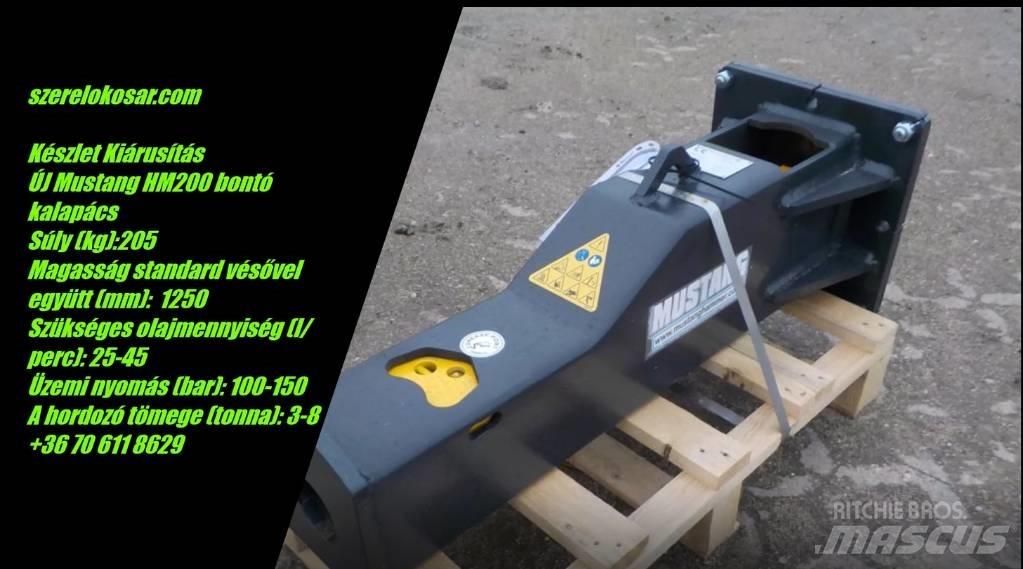 Hammer mustang hm200 Młoty hydrauliczne