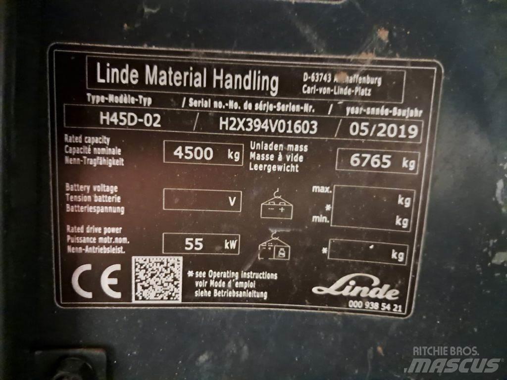 Linde H45D-02 Wózki Diesla