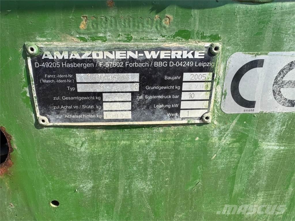 Amazone ZG-B 8200 Rozrzutnik nawozów mineralnych