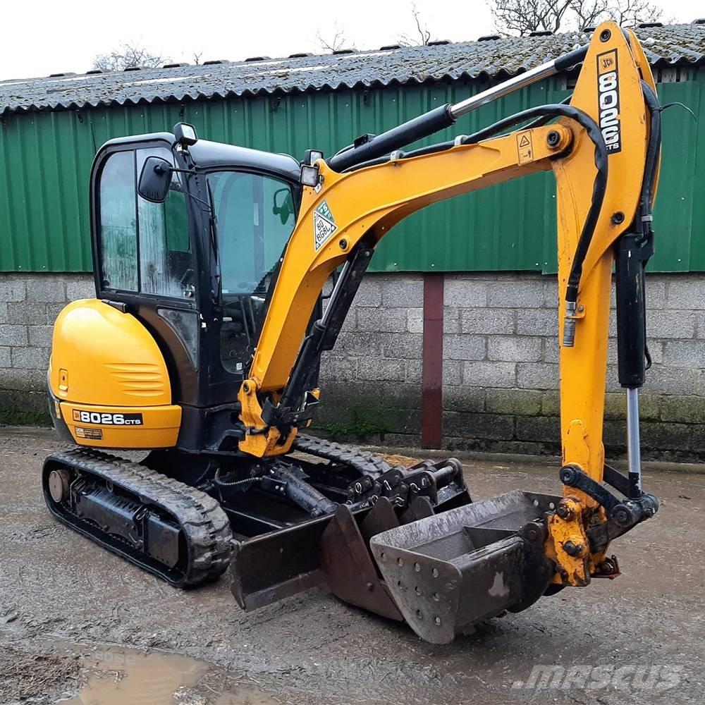 JCB 8026 Minikoparki