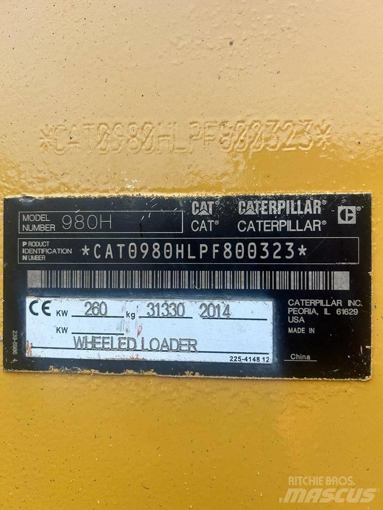 CAT 980H Ładowarki kołowe