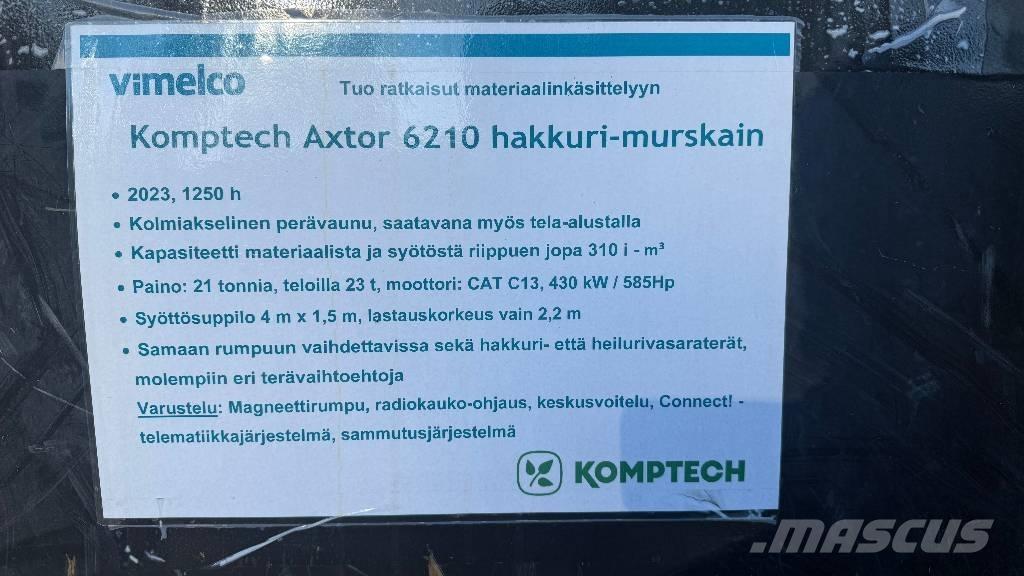 Komptech Axtor 6210 Rębaki