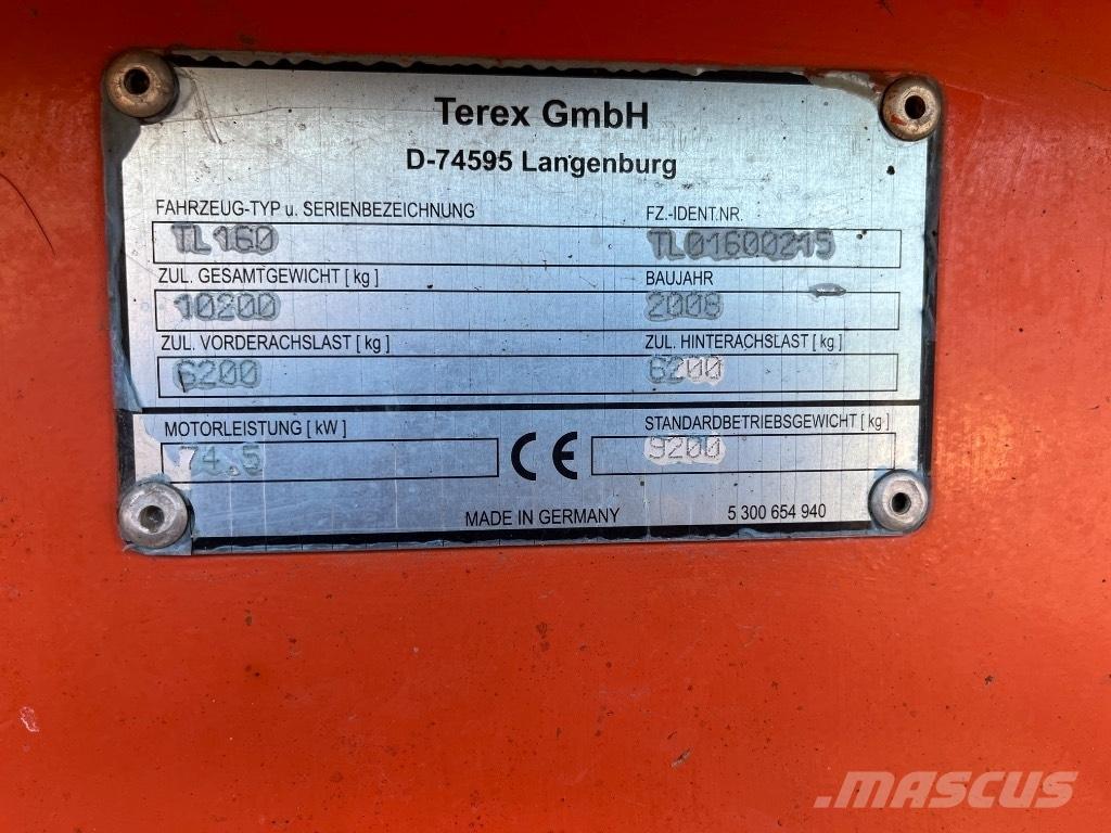 Terex TL 160 Ładowarki kołowe