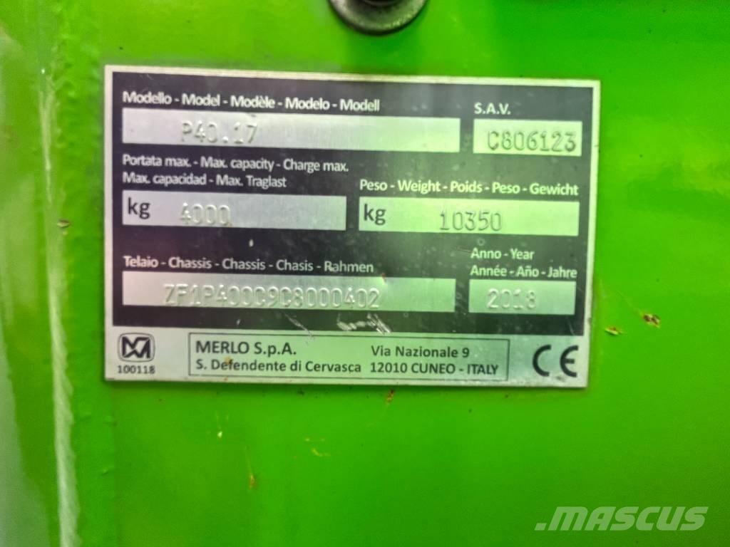 Merlo P 40.17 Ładowarki teleskopowe
