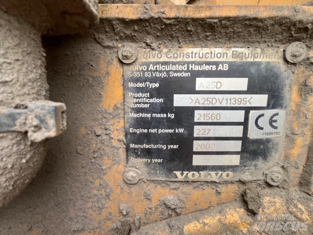 Volvo A 25 D Wozidła przegubowe