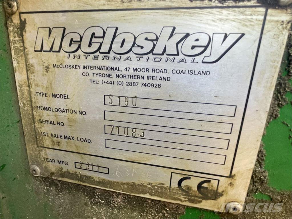 McCloskey S190 Wiertnice do kamieniołomów