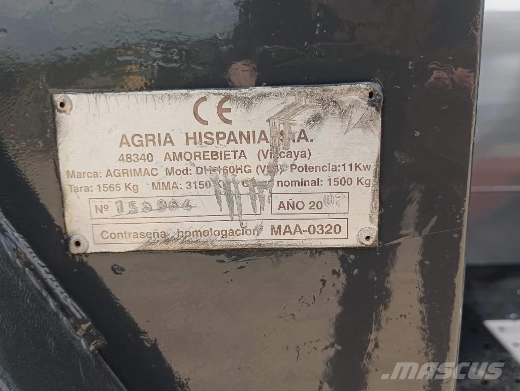 Agria DH 15 hg 4x4 Wozidła kolebkowe
