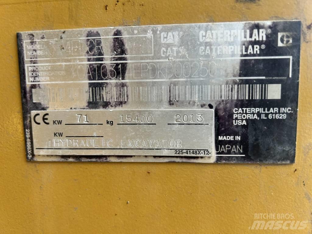 CAT 314 E LCR Koparki gąsienicowe