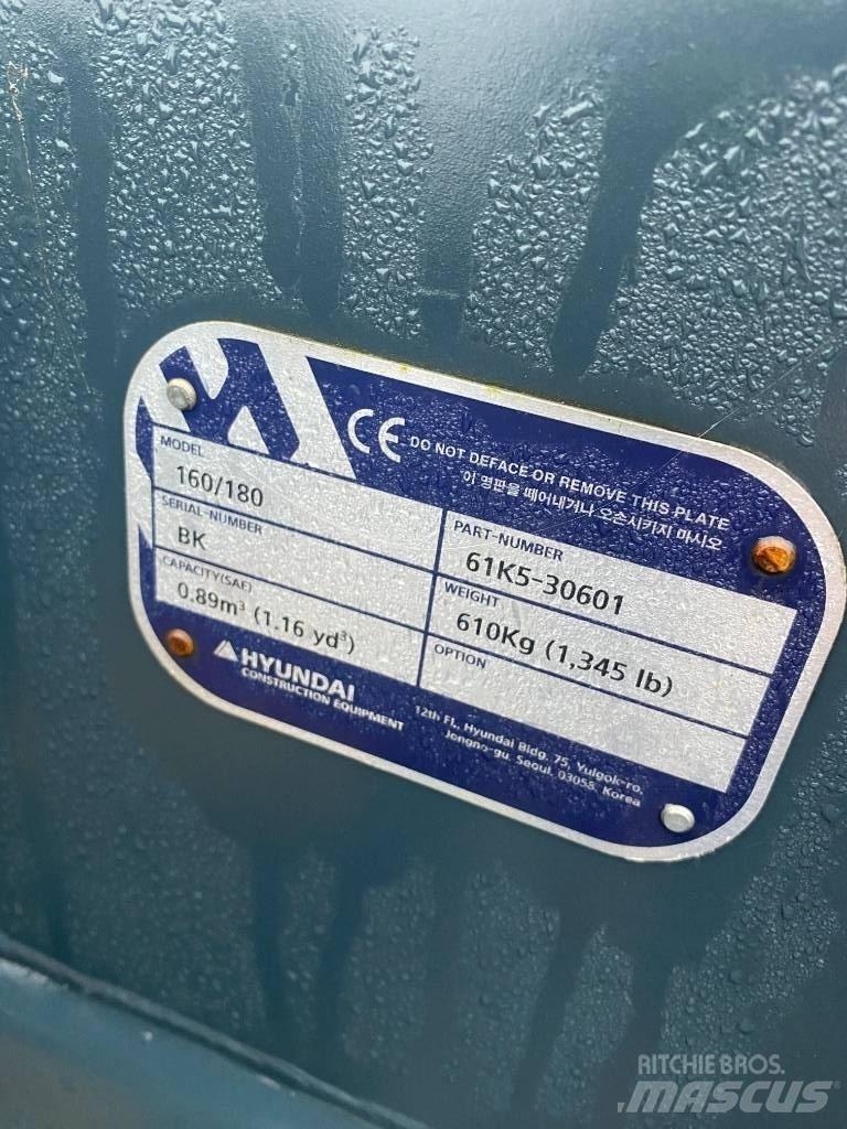 Hyundai 160/180 Łyżki do ładowarek