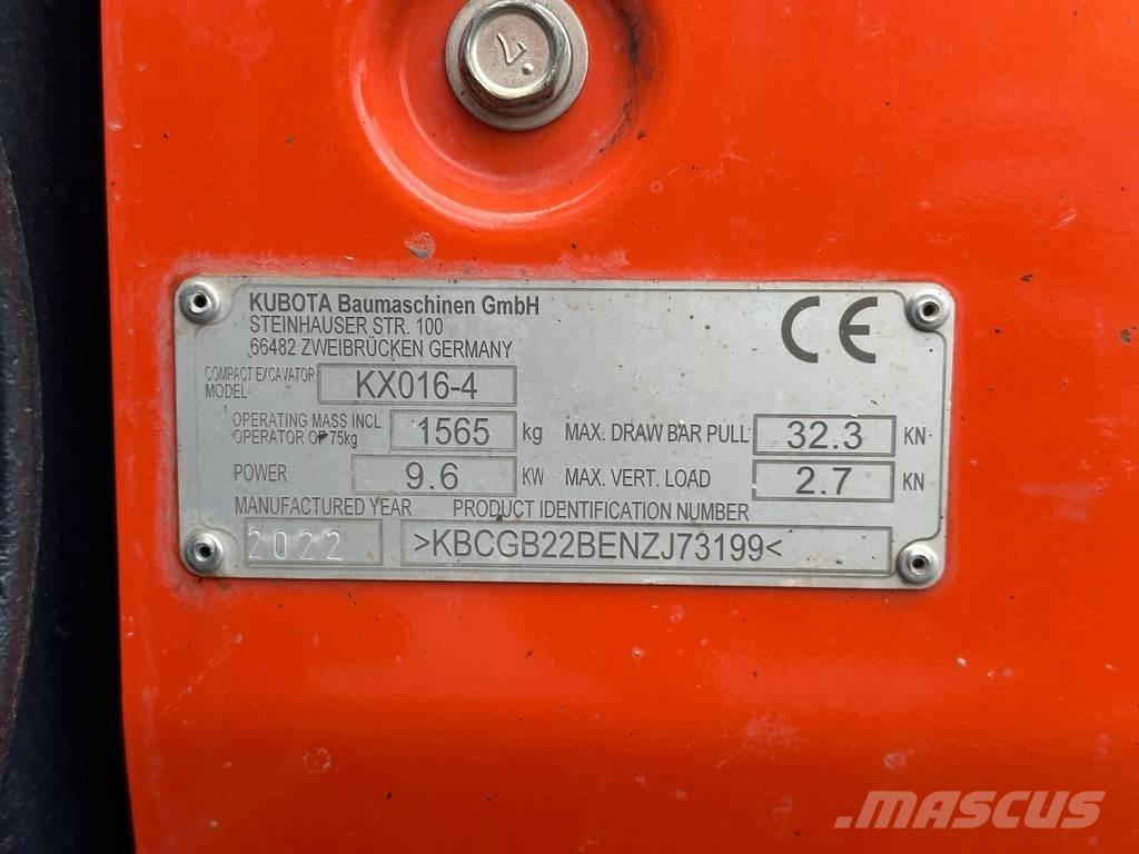 Kubota KX016-4 Minikoparki