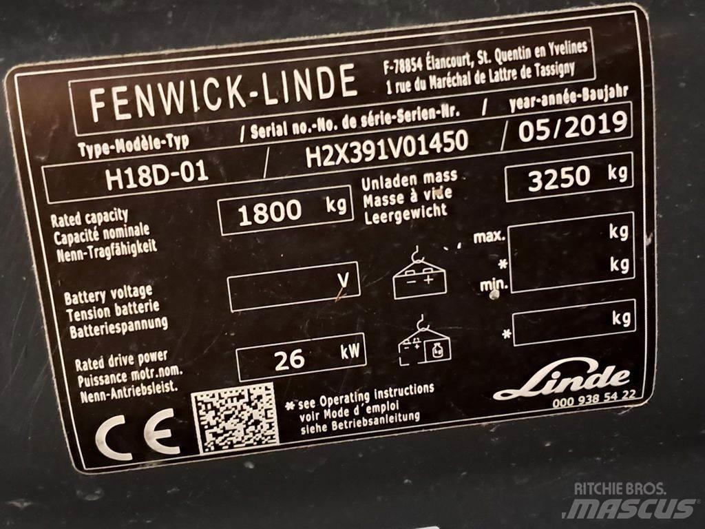 Linde H18D-01 Wózki Diesla