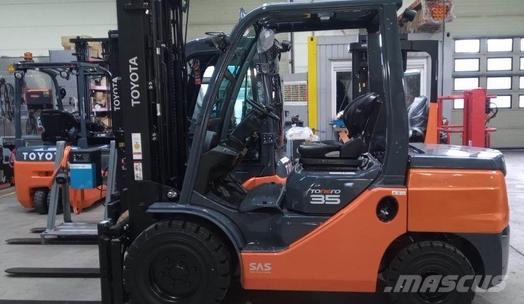 Toyota 52-8FDJF35 Wózki Diesla