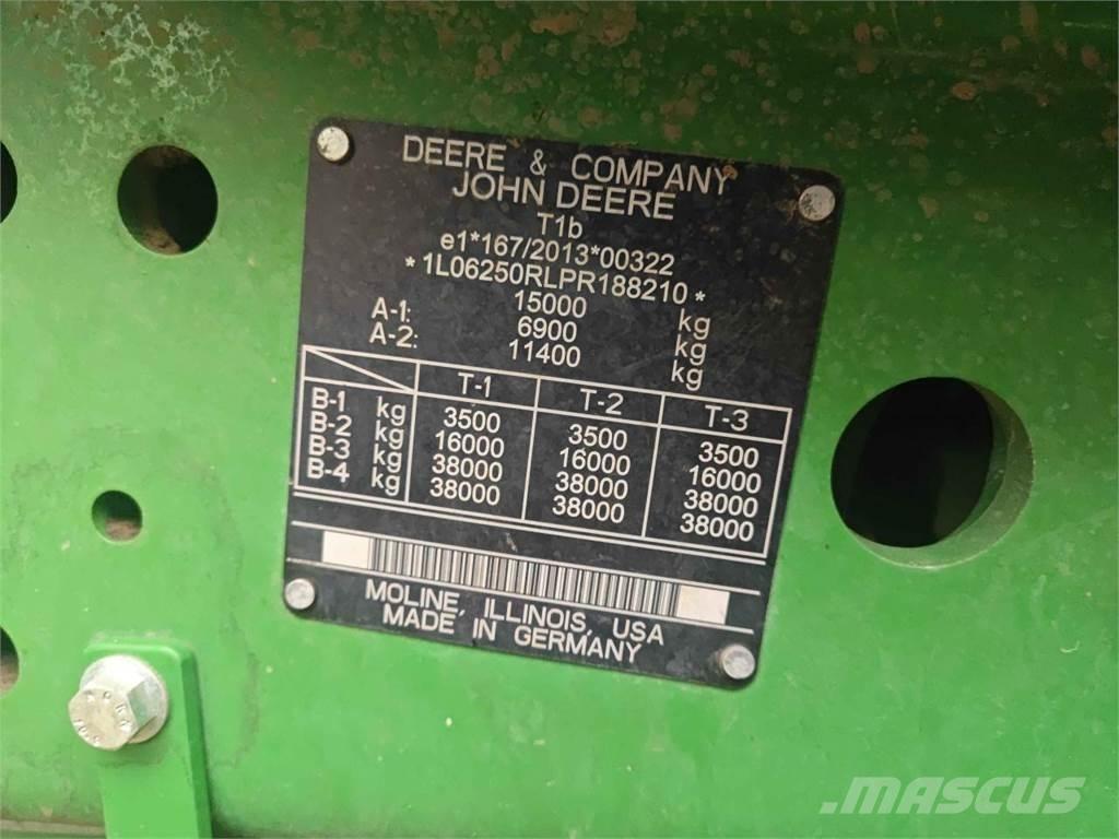 John Deere 6R 250 Ciągniki rolnicze
